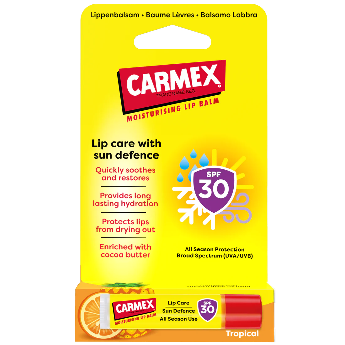 CARMEX SUN DEFENCE STICK SPF 30 TROPICAL