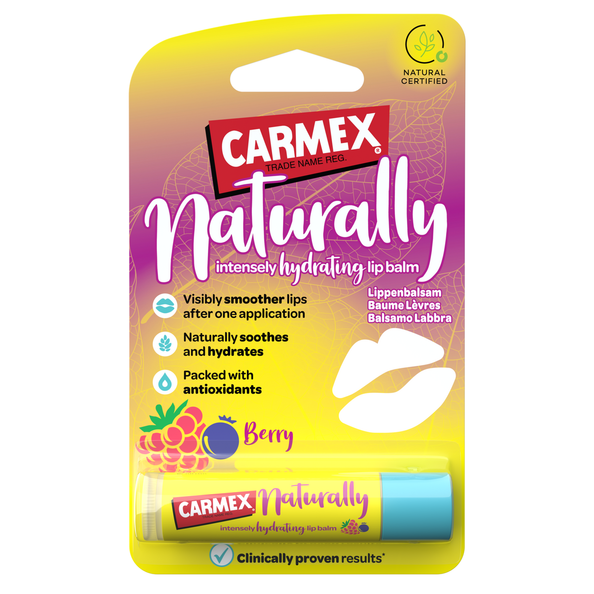CARMEX NATURALLY STICK BERRY